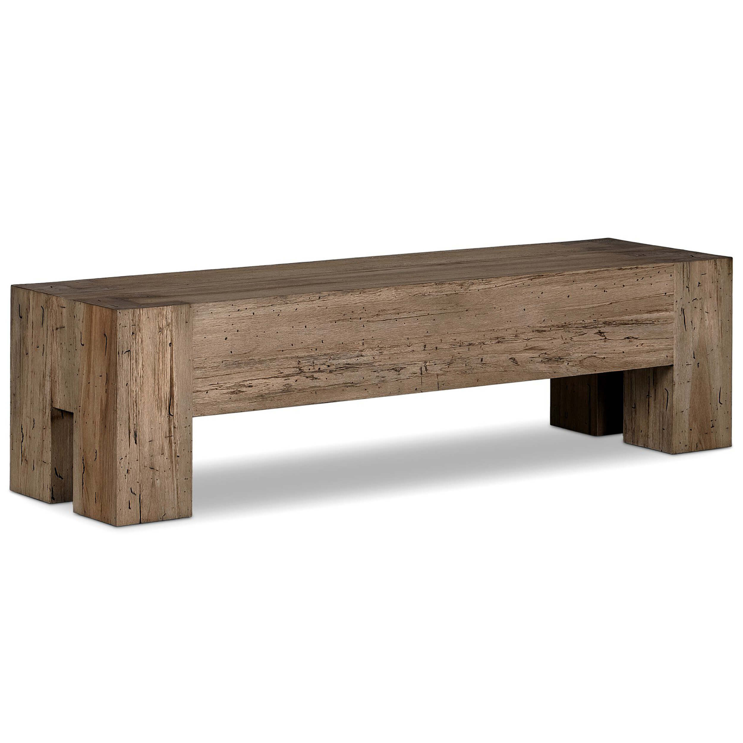 Abaso Bench, Rustic Oak by Four Hands