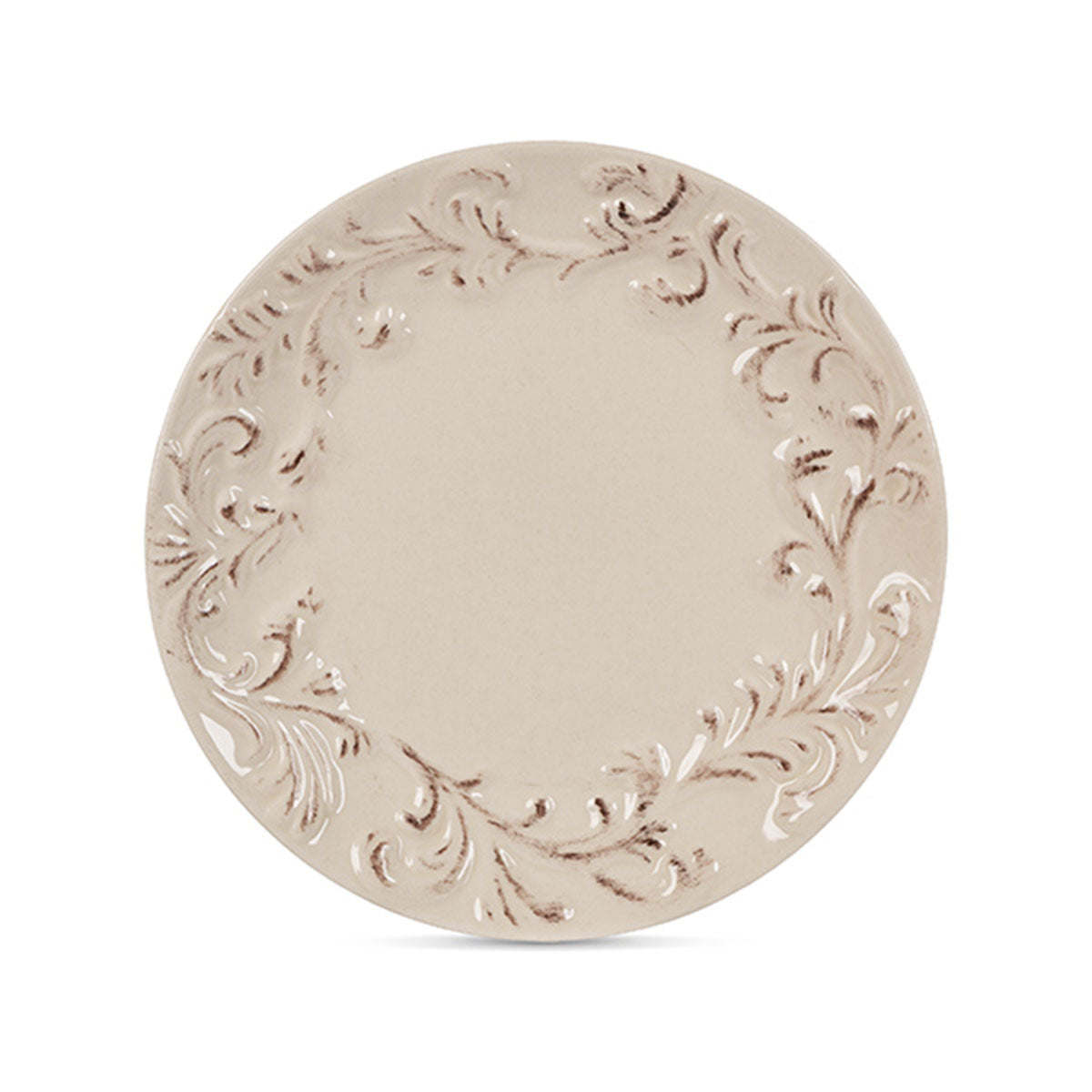 Acanthus Appetizer Plates – Set of 4 Ceramic Plates